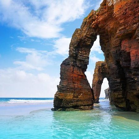 Apartamento Playa Catedrales Con Terraza Баррейрос Екстер'єр фото
