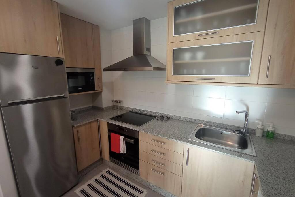 Apartamento Playa Catedrales Con Terraza Баррейрос Екстер'єр фото